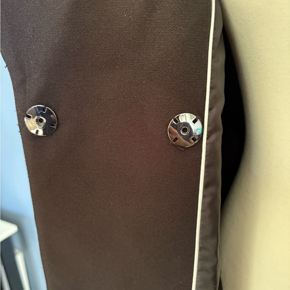 Tahari Black Mid-length Trench Coat size XS - Picture 2 of 12